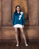BLUE BLOOM SHIRT - view 2